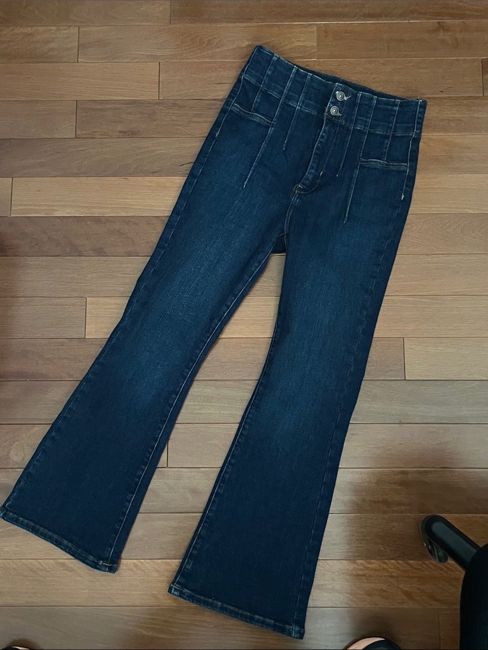 Free People Jayde Crop Flare Tulsa Blue 28 - Picture 6 of 6